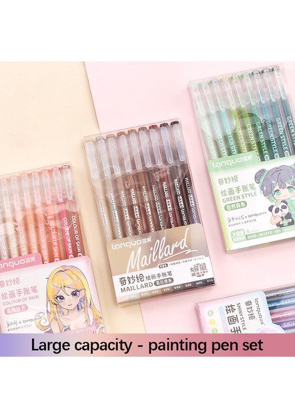 9 Adet Kawaii Morandi Gri Kalem Seti Çok Renkli Jel Mürekkepli Kalem Vintage Marker Göz Kalemi Tükenmez Kalem Okul Ofis Kırtasiye Hediye Kalem (Yurt Dışından) fırsatları