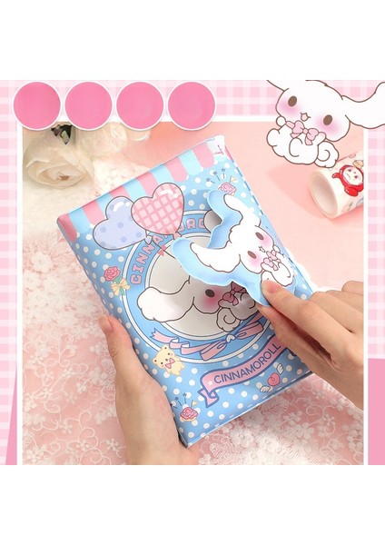 Sanrio Hello Kitty Kullanışlı Kitap Mymelody Kuromi Cinnamoroll Defter Sevimli Yapışkan Not Defteri Öğrenci Manyetik Klipsli Kitap (Yurt Dışından) modelleri