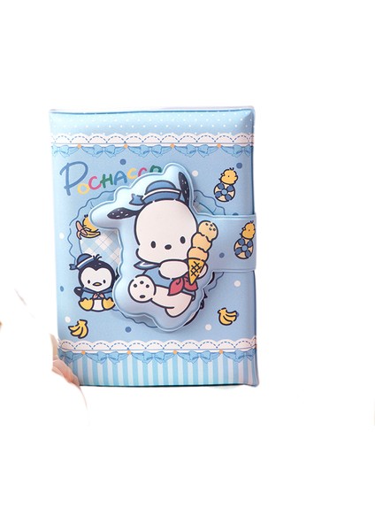 Sanrio Hello Kitty Kullanışlı Kitap Mymelody Kuromi Cinnamoroll Defter Sevimli Yapışkan Not Defteri Öğrenci Manyetik Klipsli Kitap (Yurt Dışından)