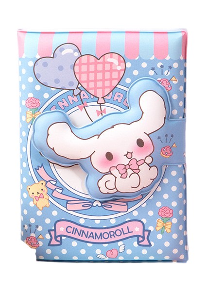Sanrio Hello Kitty Kullanışlı Kitap Mymelody Kuromi Cinnamoroll Defter Sevimli Yapışkan Not Defteri Öğrenci Manyetik Klipsli Kitap (Yurt Dışından)