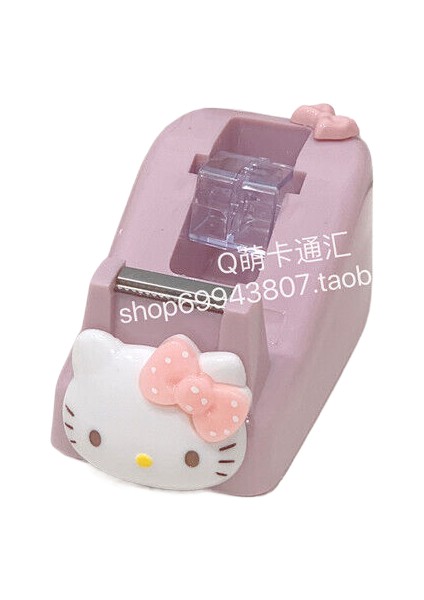 Hello Kitty Sanrio Kuromi Cinnamoroll Anime Kawaii Mini Bant Kesici Sevimli Karikatür Öğrenci El Aletleri Kaymaz Bant Dağıtıcı (Yurt Dışından)