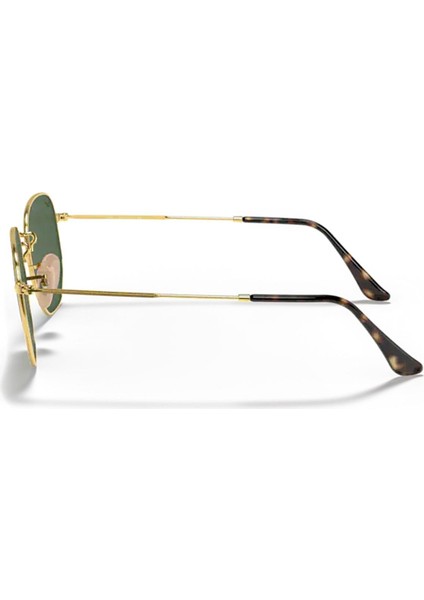 RB 3548N 001 51 Unisex Gold Metal Geometrik Güneş Gözlüğü