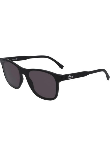 L 907S 001 52 Unisex Dikdörtgen Siyah Kemik Güneş Gözlüğü