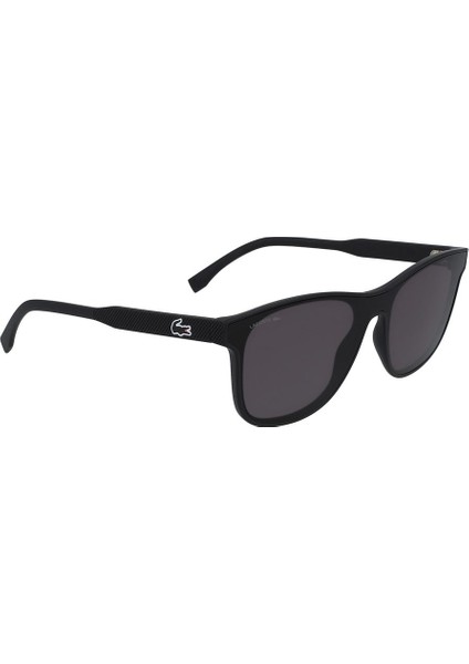L 907S 001 52 Unisex Dikdörtgen Siyah Kemik Güneş Gözlüğü modelleri