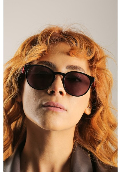 CV 503S 001 52 Unisex Siyah Oval Güneş Gözlüğü fırsatları