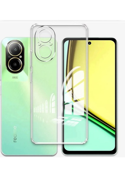 Realme 12 Lite Kılıf Lüx Şeffaf Silikon Gnzrz