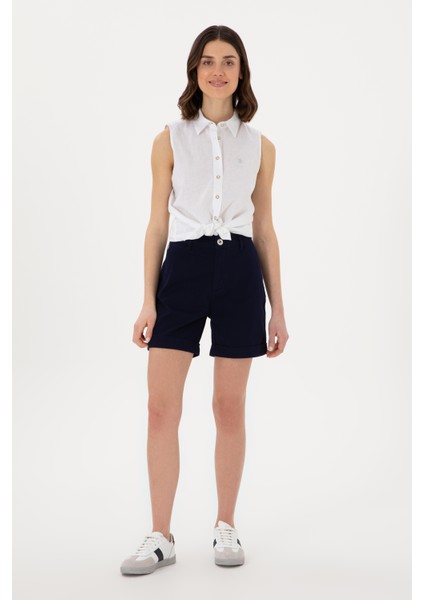 Kadın Lacivert Şort / Bermuda 50309125-VR033