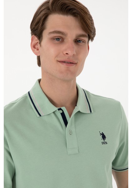 Erkek Su Yeşili Tişört Basic 50306011-VR048 modelleri