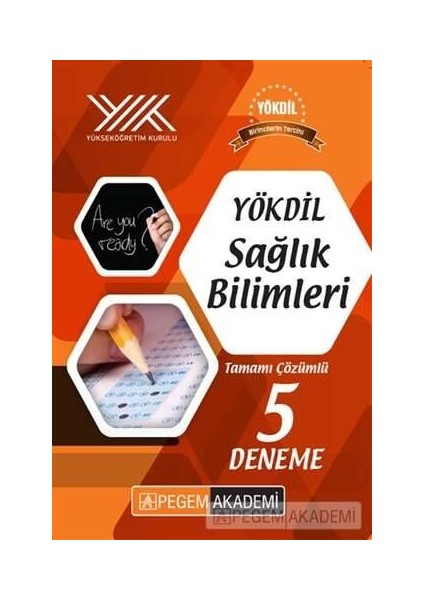 YÖKDİL Sağlık Bilimleri Tamamı Çözümlü 5 Deneme