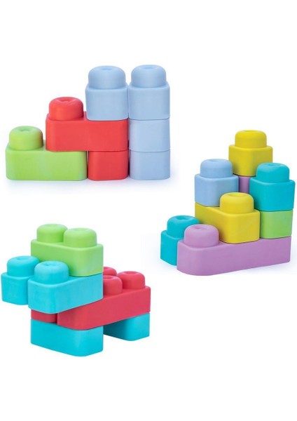04005 Yumuşak Big Bloklar 12 Parça -Dede