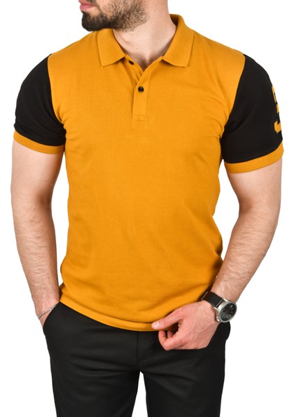 Dar Kesim Pamuklu Polo Yaka Tişört Slim Fit Nefes Alan Kıvrılmaz Polo Yaka Tişört 2503022 fırsatları