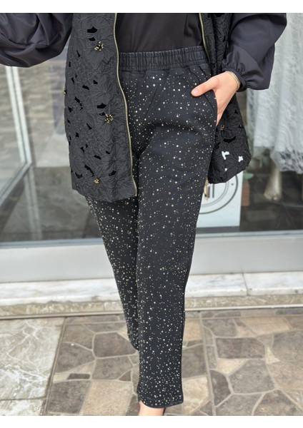 Missemramiss 4810 Denim Taşlı Pantolon