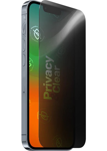 iPhone 13 Pro Max Privacypro Clear Panzerfolyo Ekran Koruyucu