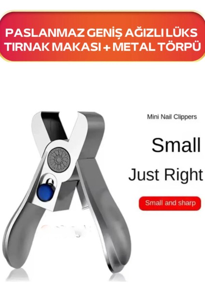 Ultra Geniş Ağızlı Paslanmaz Tırnak Makası ve Tırnak Törpüsü Set modelleri