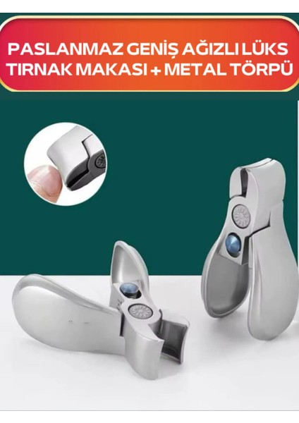 Ultra Geniş Ağızlı Paslanmaz Tırnak Makası ve Tırnak Törpüsü Set fırsatları