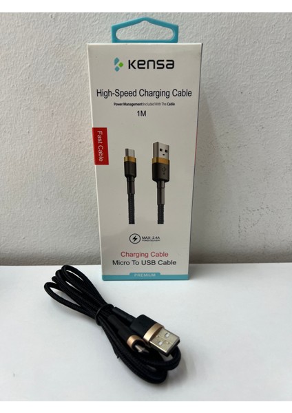 Kc-50 2.4 Hasır Micro To USB Kablo