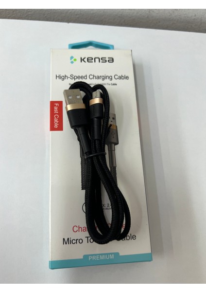 Kc-50 2.4 Hasır Micro To USB Kablo