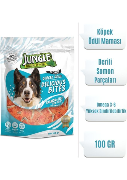 Köpek Ödül Maması Somon Dilimleri 100 Gr.