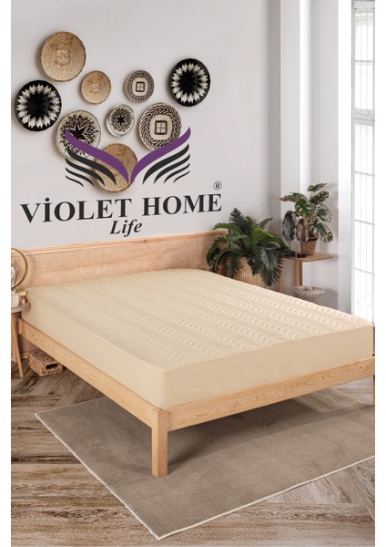Kapitone Fitted Full Kenar Su Sıvı Geçirmez Yatak Koruyucu & Alez Çarşaf