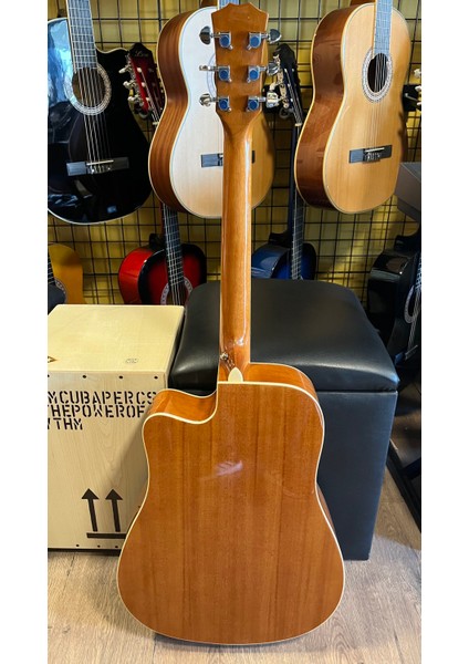 Maun Ağacı Akustik Gitar Seti 4/4 Tam Boy Akustik Gitar