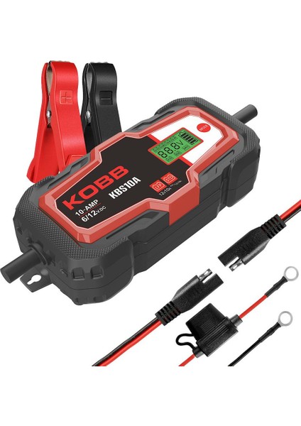 KBS10A 6/12V 200A Dijital Akü Şarj / Akü Bakım / Desülfatör ve Power Supply