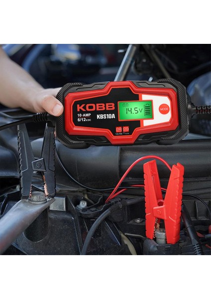 KBS10A 6/12V 200A Dijital Akü Şarj / Akü Bakım / Desülfatör ve Power Supply
