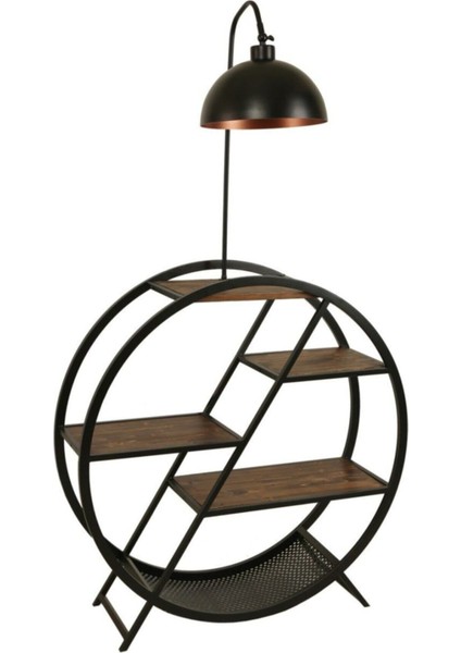 Plüton Ceviz Lambader Metal Başlıklı
