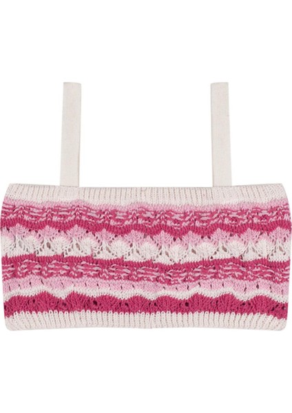 Pembe Jakarlı Triko Şortlu Set fiyatları