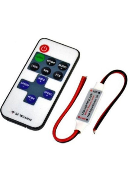 Motosiklet F1 Fren Stop LED Çakar Modülü Kumandalı