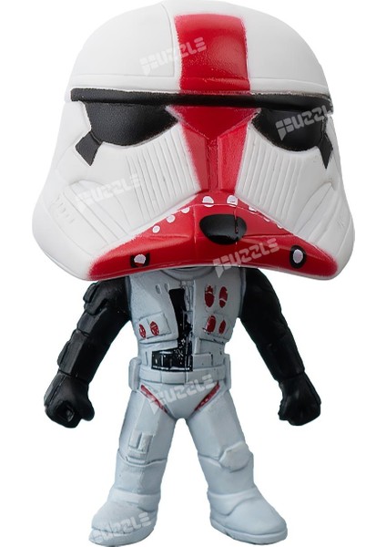 S.wars The Mandalorian Baby Yoda Incinerator Stormtrooper Gamorrean Fighter 3'lü Figür Oyuncak Seti