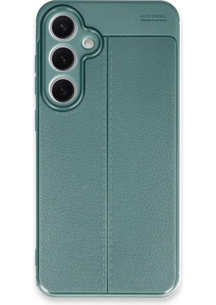 Samsung Galaxy S24 Fe Kılıf Auto Focus Kapak - Koyu Yeşil Gnzrz