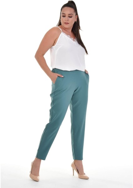 Beli Lastikli Slim Fit Klasik Pantolon