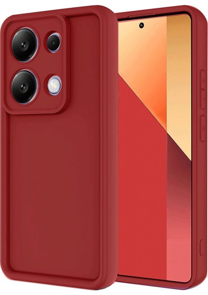 Xiaomi Redmi Note 13 Pro 4g Kılıf Viera Silikon - Kırmızı Gnzrz