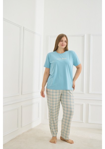 50502-1108 Kadın Büyük Beden Pijama Takımı modelleri