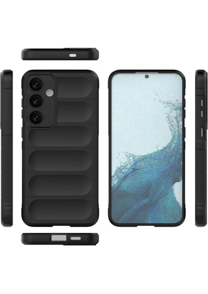 Samsung Galaxy S24 Fe Kılıf Optimum Silikon - Siyah Gnzrz