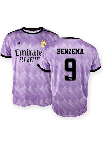 Real Madrid Ikinci Takım Oyuncu Forması - Benzema 9 - Yetişkinler - Resmi Club