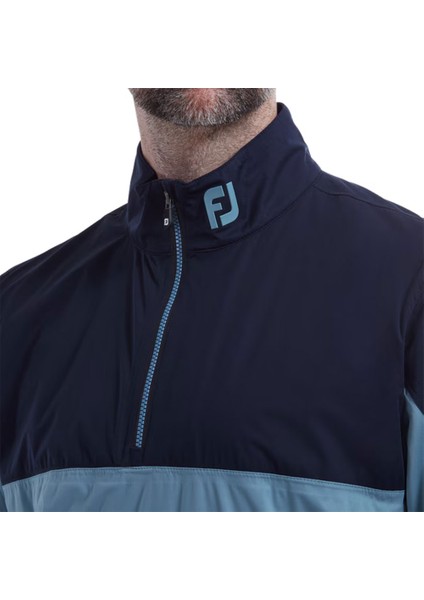 Hydroknit Yarım Fermuarlı Yağmurluk Lacivert Mavi 87982