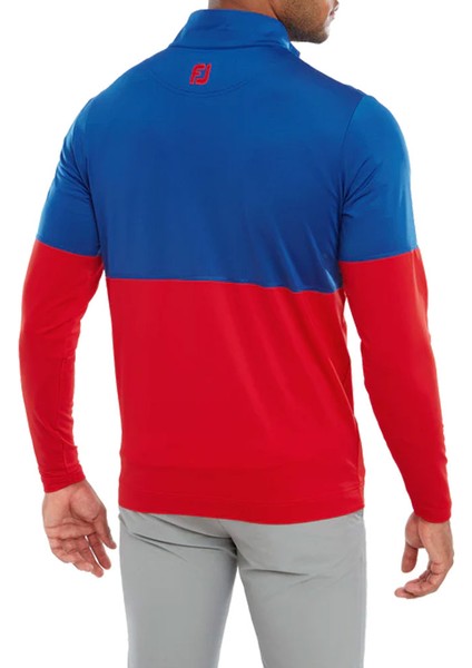 Renk Bloklu Mid Layer Mavi Kırmızı 80118 fiyatları