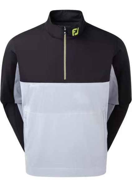 Hydroknit Yarım Fermuarlı Yağmurluk Siyah Gri 87981