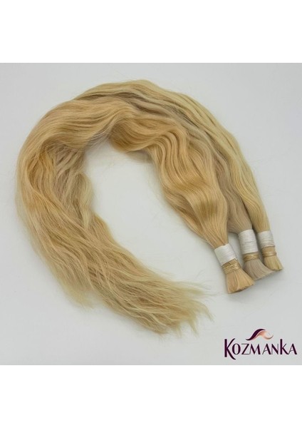 Bukleli Sarı Ham Saç (100 gr ) - 65 cm