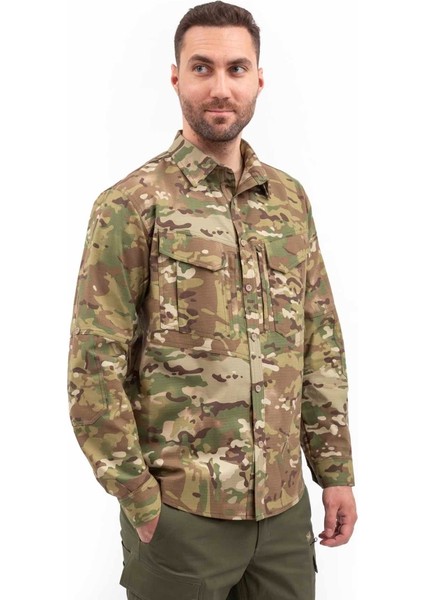 Outdoor Taktik Pamuklu Erkek Gömlek Tactec01f