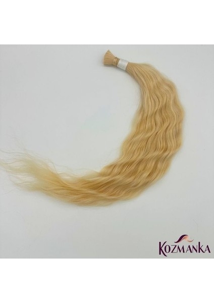 Bukleli Sarı Ham Saç (100 gr ) - 70 cm