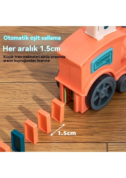 Domino Araba Bulmaca Otomatik Drop Lisanslı Yapı Blokları Oyuncak (Yurt Dışından)