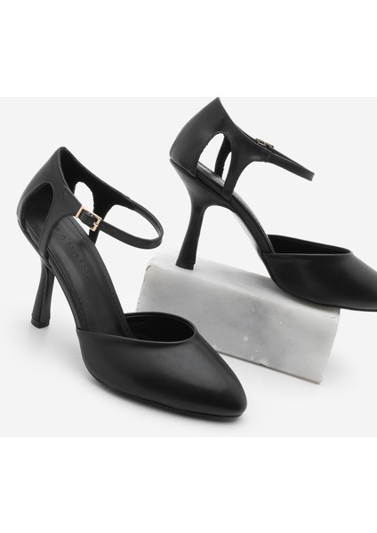 Kadın Stiletto Bilekten Bantlı Topuklu Ayakkabı Rivera
