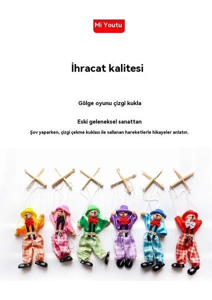 Iplik Kaldırma ve Çekme Iplik Gölge Kukla Çocuk Ahşap Küçük (Yurt Dışından)