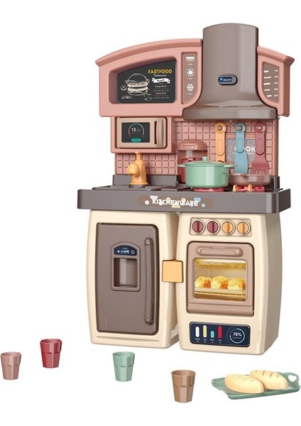Çocuk Mutfak Playset Eğitim Oyuncakları Doğum Günü Mavisi Için Gerçekçi Oyuncaklar Yemek (Yurt Dışından) fiyatları