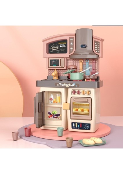 Çocuk Mutfak Playset Eğitim Oyuncakları Doğum Günü Mavisi Için Gerçekçi Oyuncaklar Yemek (Yurt Dışından) modelleri