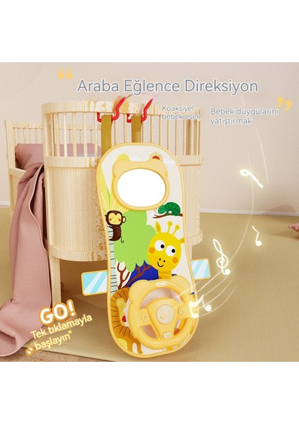 Araba Araç Simülasyonu Simülasyon Sürüş Çocuk Direksiyon (Yurt Dışından)