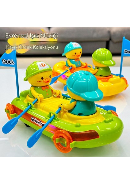 Çocuk Evrensel Sevimli Ördek Kayak Bebek Eğitici Işık Oyuncakları (Yurt Dışından) fiyatları