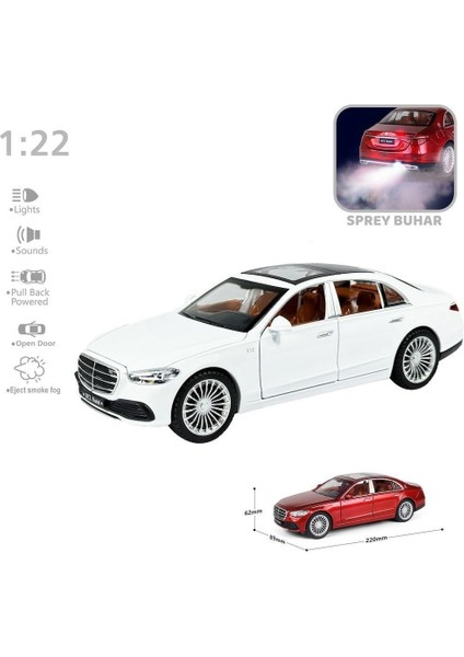 HCL-513 Sesli Işıklı Buharlı Mrs Araba 1:22 -Vardem Oyuncak